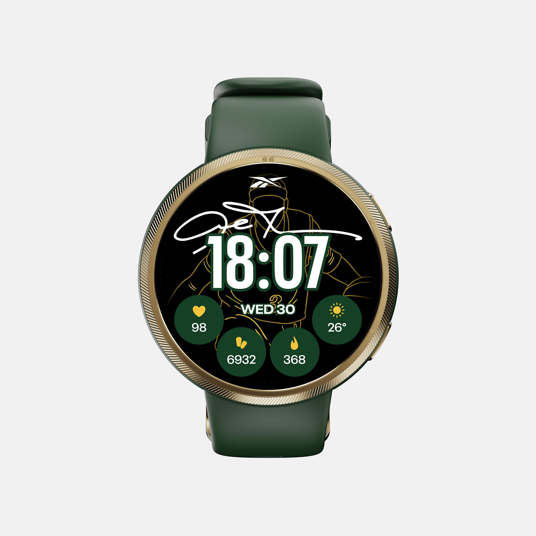 Reebok x Allen Iverson watch — front view